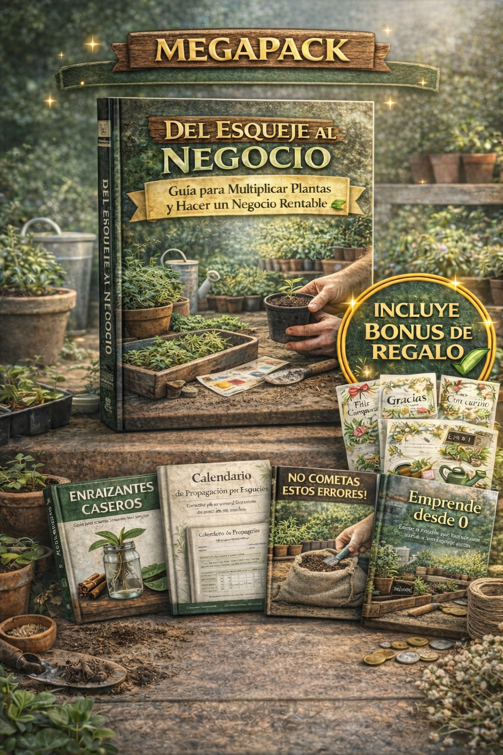 MEGAPACK PRO DEL ESQUEJE AL NEGOCIO